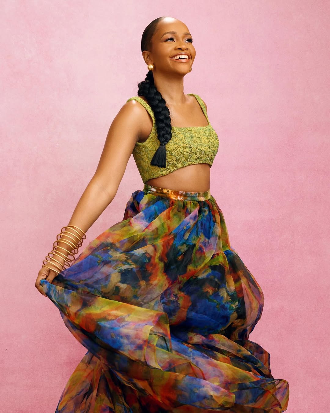 Tele Oyegoke — birthday portraits — makeup by Kaladata Beauty